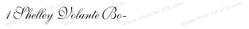 1 Shelley Volante Bo字体转换
